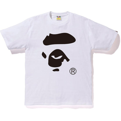 BAPE Bicolor Ape Face Tee White/Black
