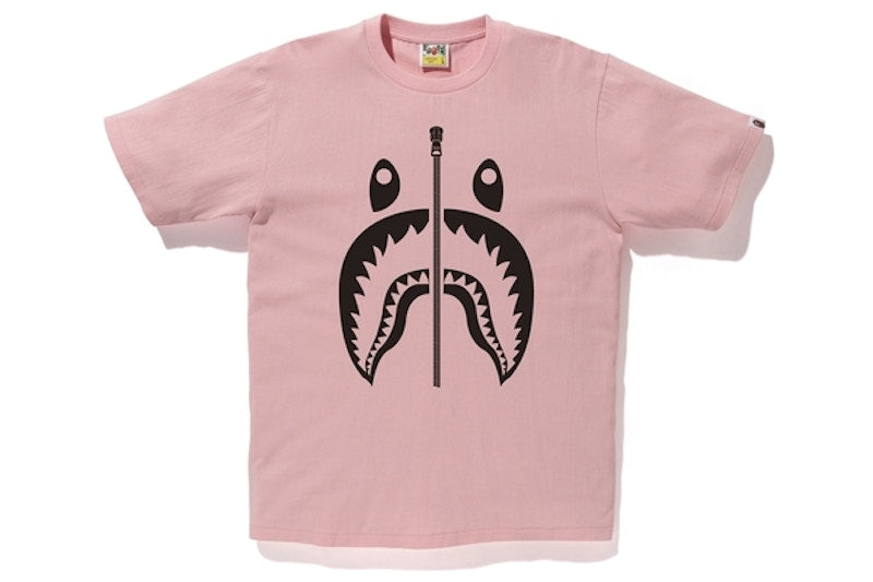 BAPE Bicolor Shark Tee Pink