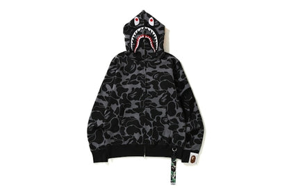 BAPE Big ABC Solid Camo Detachable Shark Black
