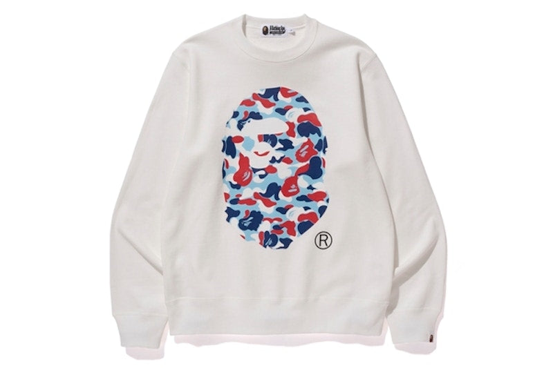 BAPE Big Ape Head Crewneck (Fr) White