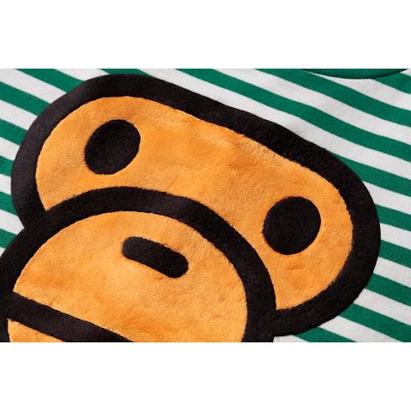BAPE Boa Milo Face Hoop Tee Tee (Kids) Green