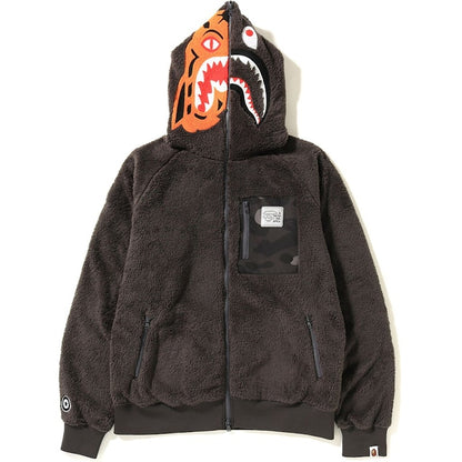 BAPE Boa Tiger Shark Hoodie Jacket Grey