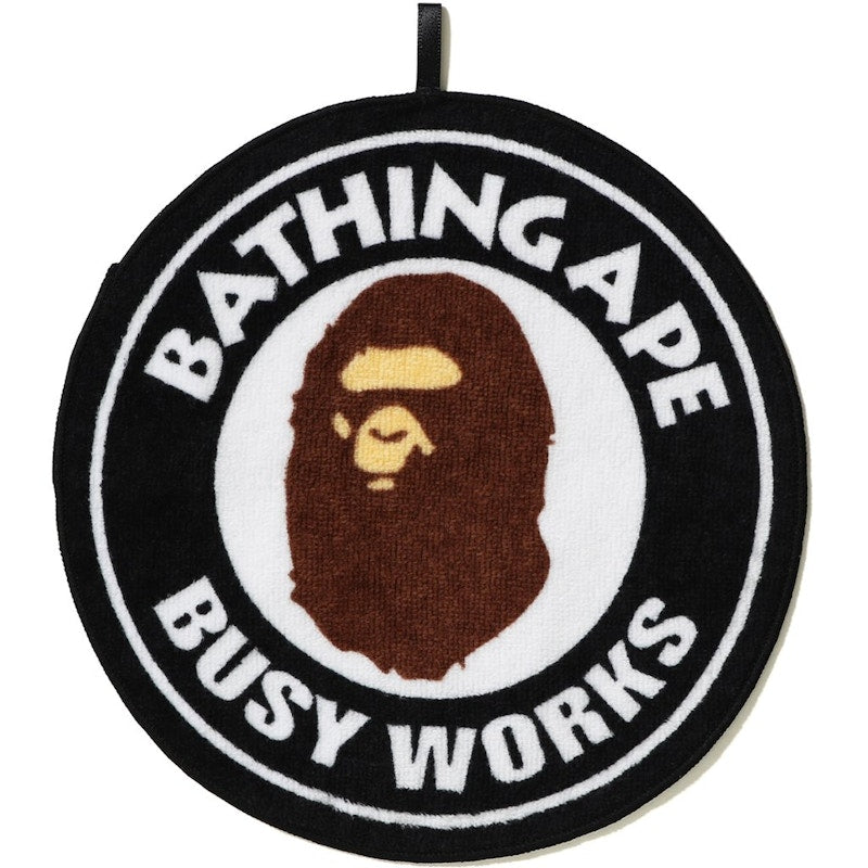 BAPE Busy Works Hand Towel Black
