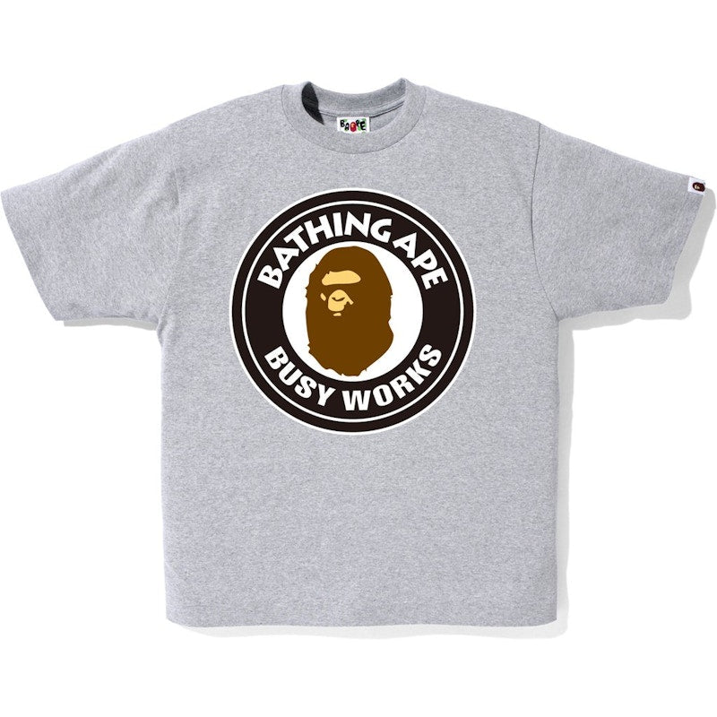 BAPE Busy Works Tee Gray