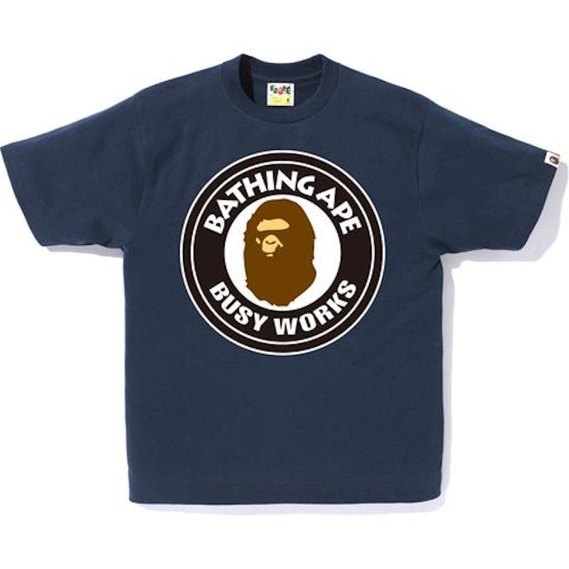 BAPE Busy Works Tee Tee Navy