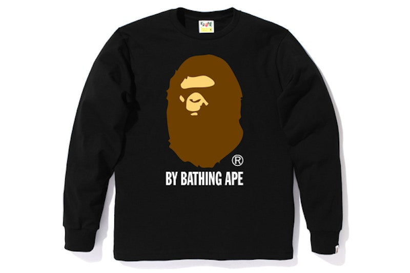 BAPE By Bathing Long Sleeve Tee Black