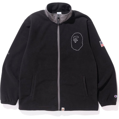 BAPE Champion Polartec Zip Jacket Jacket Black