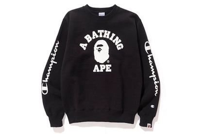 BAPE Championcollege Crewneck Black