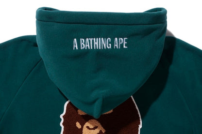 BAPE Champion Polartec Zip Hoodie Green