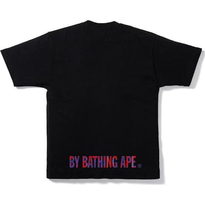 BAPE Check Camo Ape Face Tee Black/Red
