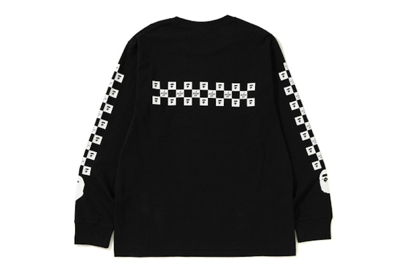 BAPE Checker L/S Tee Black