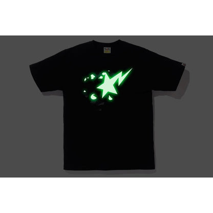 BAPE City Camo Ape Face On Bapesta Tee Black/Black