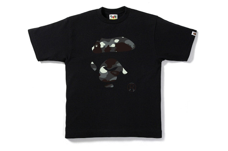 BAPE City Camo Ape Face Tee Black/Camo