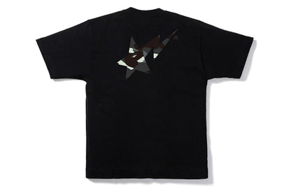 BAPE City Camo Bapesta Tee Black/Camo