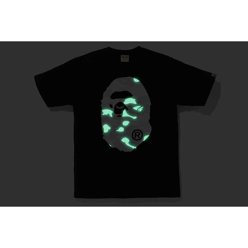 BAPE City Camo Big Ape Head Tee Black/White