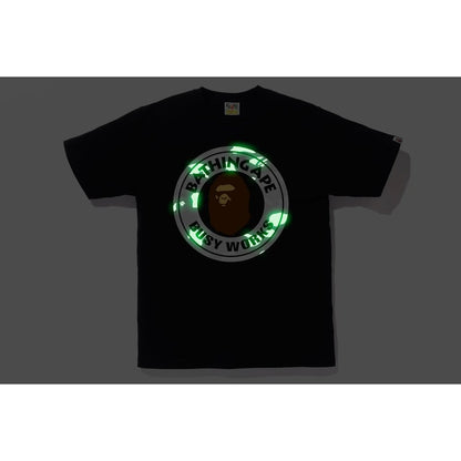 BAPE City Camo Busy Works Tee Black/White