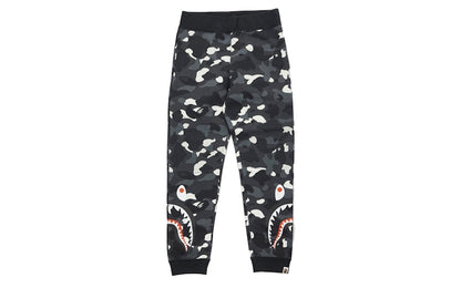 BAPE City Camo Double Shark Slim Sweatpants Black