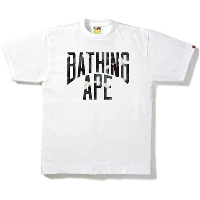 BAPE City Camo NYC Logo Tee White/Black