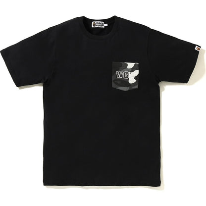 BAPE City Camo Pocket Shark Tee Black