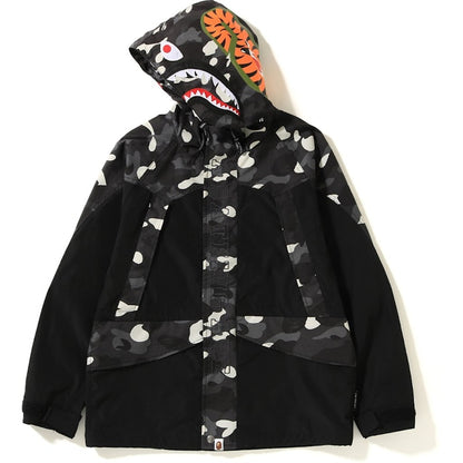BAPE City Camo Shark Snowboard Jacket Black