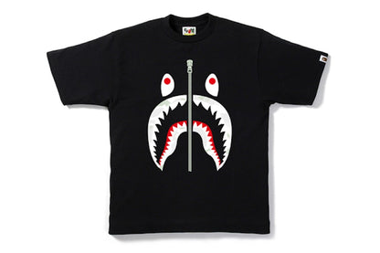 BAPE City Camo Shark Tee Black/White