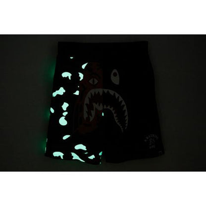 BAPE City Camo Tiger Shark Sweat Shorts Black