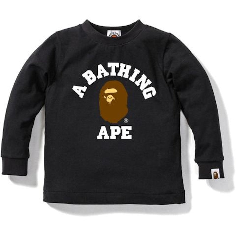 BAPE College L/S Tee Tee (Kids) Black