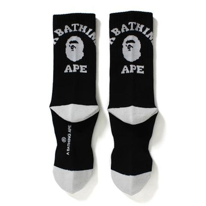 BAPE College Socks Black