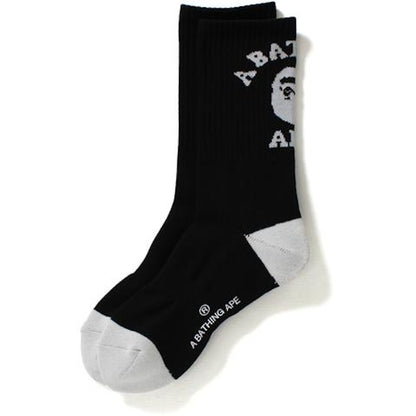 BAPE College Socks Black