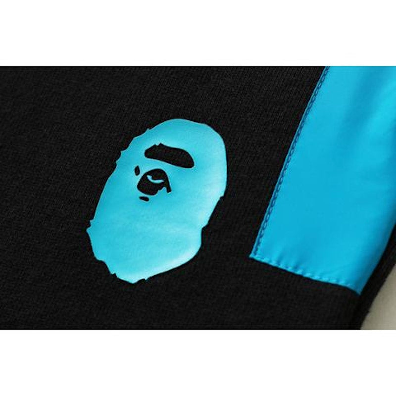 BAPE Color Block Slim Sweat Pants Pants (Ladies) Black