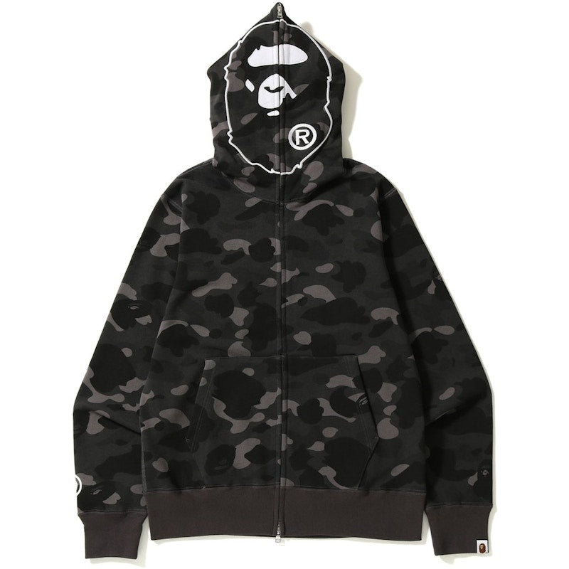 BAPE Color Camo 2nd Ape Hoodie Black