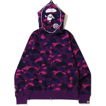 BAPE Color Camo 2nd Ape Hoodie Purple