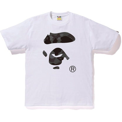 BAPE Color Camo Ape Face Tee White/Black