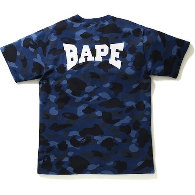 BAPE Color Camo Bape Tee Navy