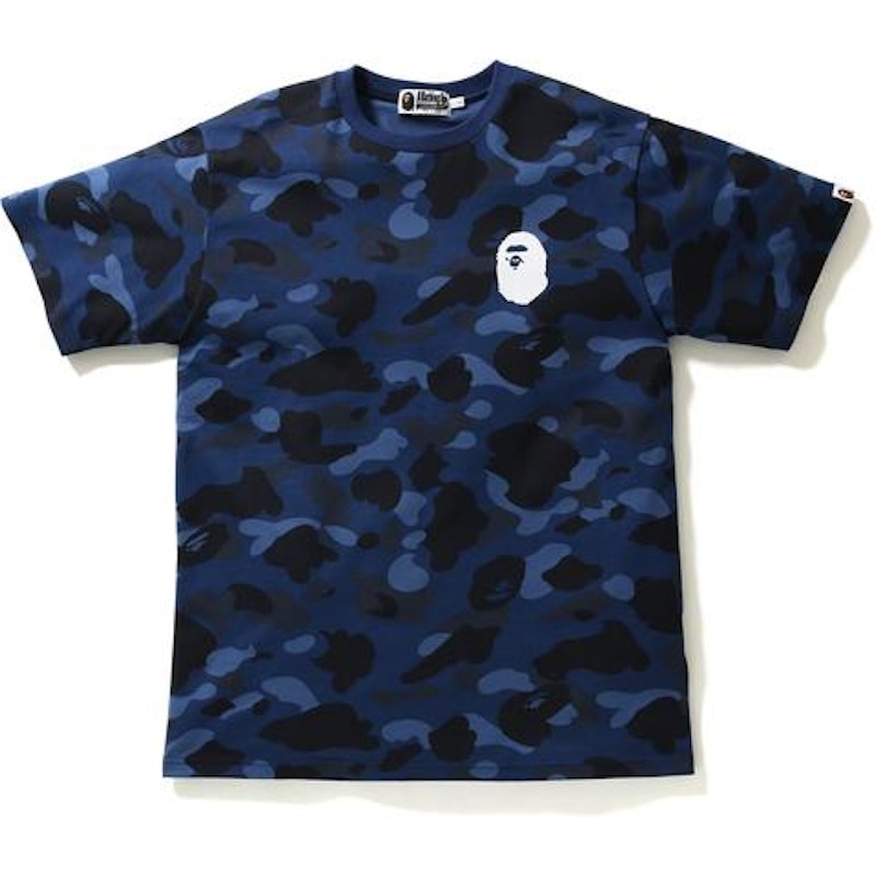 BAPE Color Camo Bape Tee Navy