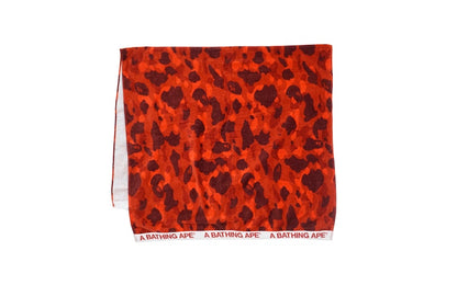 BAPE Color Camo Beach Towel Red