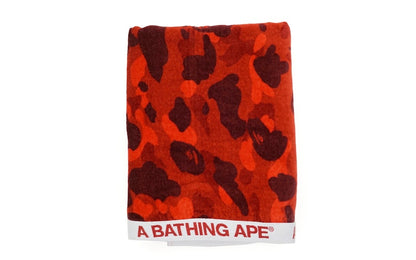BAPE Color Camo Beach Towel Red