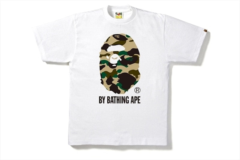 BAPE Color Camo By Bathing Tee White/Yellow
