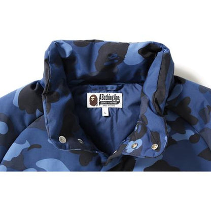 BAPE Color Camo Classic Down Jacket Navy