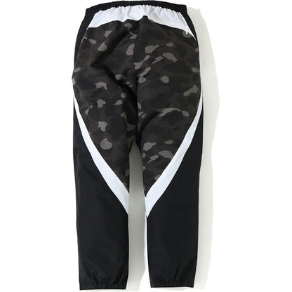 BAPE Color Camo Color Block Pants Black