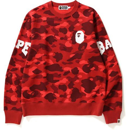 BAPE Color Camo Crewneck Crewneck Red