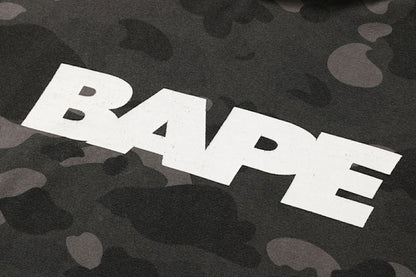 BAPE Color Camo Damage Wide Pullover Hoodie Black