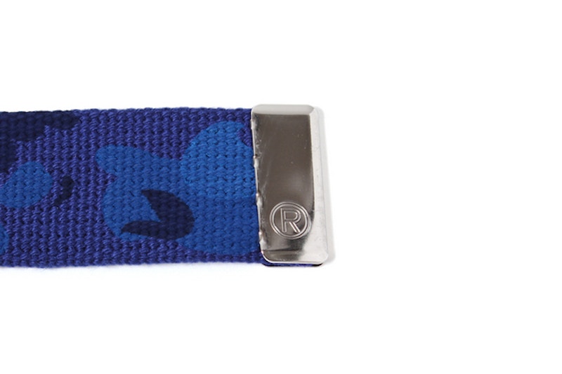 BAPE Color Camo Gi Belt Navy/Silver