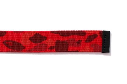 BAPE Color Camo Gi Belt Red Camo