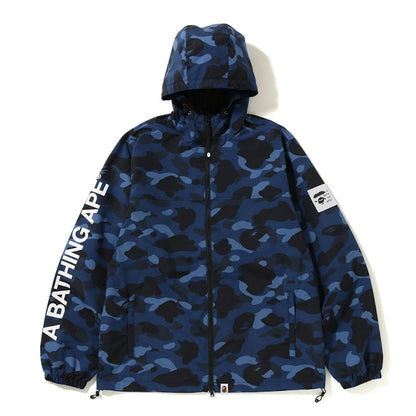 BAPE Color Camo Hoodie Jacket Blue