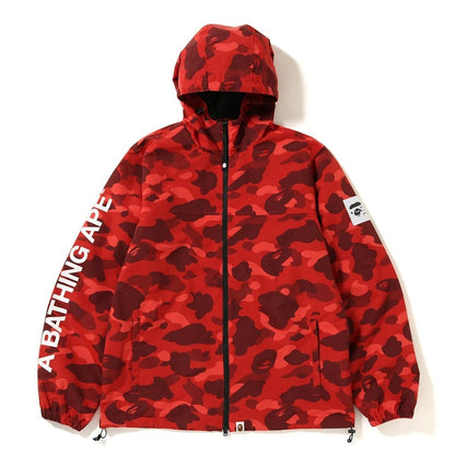BAPE Color Camo Hoodie Jacket Red