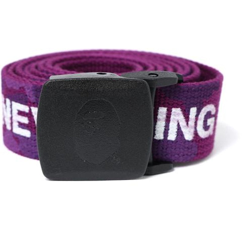 BAPE Color Camo Logo Gi Belt Belt Purple