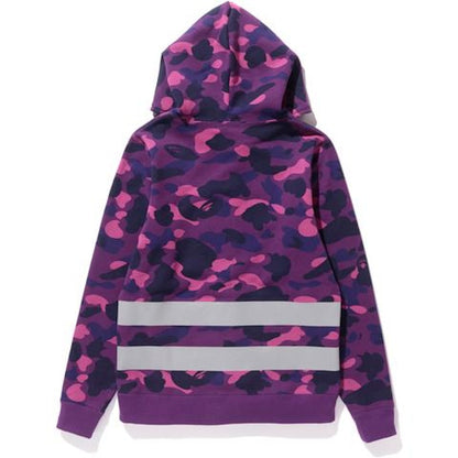 BAPE Color Camo Reflector Full Zip Hoodie (Ladies) Purple