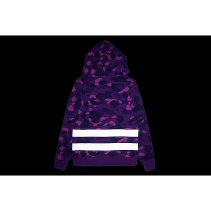 BAPE Color Camo Reflector Full Zip Hoodie (Ladies) Purple