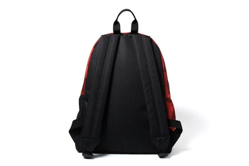 BAPE Color Camo Shark Day Pack Red